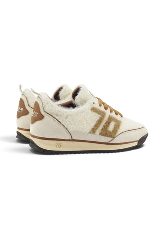 BACK70 Sneakers Donna Bianco Beige 108009-000159-AI27