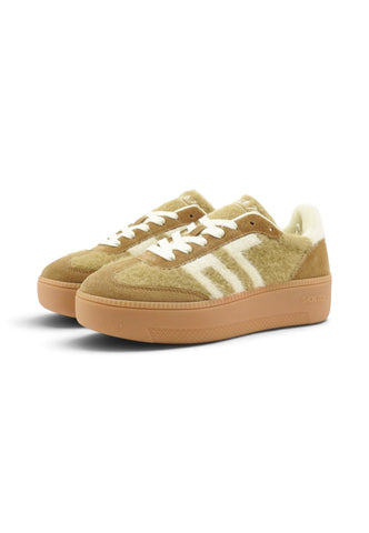 BACK70 Sneakers Donna Beige Bianco 108055-000008-AI27