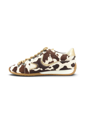 CAFE NOIR Sneakers Donna Bianco Marrone Animalier C1DL8302-AI27-M138