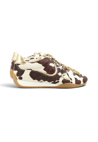 CAFE NOIR Sneakers Donna Bianco Marrone Animalier C1DL8302-AI27-M138