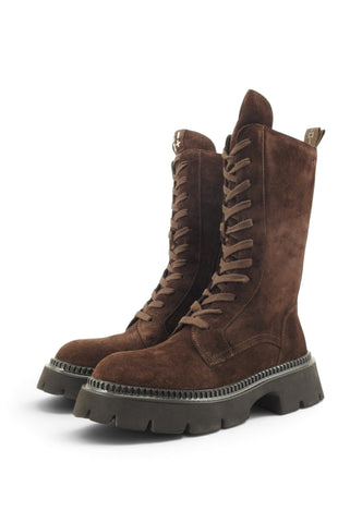GIO+ Anfibi Stivaletti Donna Marrone GRETA01E-M-AI27