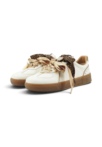 GIO+ Sneakers Donna Bianco Beige BLUE030-B-AI27
