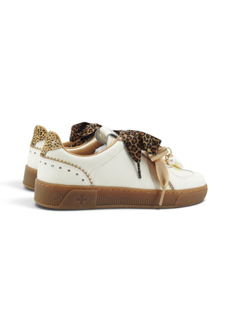 GIO+ Sneakers Donna Bianco Beige BLUE030-B-AI27