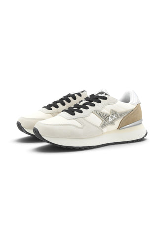 SUN68 Sneakers Donna Bianco Beige Strass Z46223-AI27-31