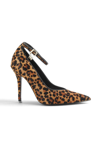 GUESS Décolleté Donna Marrone Nero Animalier FLFNA3LEA08-AI27-TAN