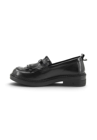 CAFE NOIR Mocassini Donna Nero Frange C1EF1105-AI27-N001