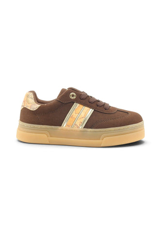 ALVIERO MARTINI Sneakers Donna Marrone Beige Strass 25450318-AI27-X717