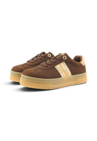 ALVIERO MARTINI Sneakers Donna Marrone Beige Strass 25450318-AI27-X717