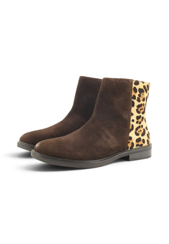 CRISTIN Stivaletti Donna Marrone Beige Animalier NORA26-MBE-AI27