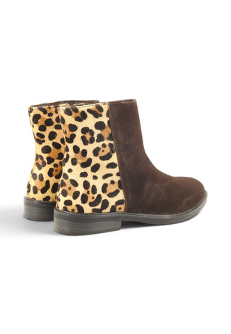 CRISTIN Stivaletti Donna Marrone Beige Animalier NORA26-MBE-AI27
