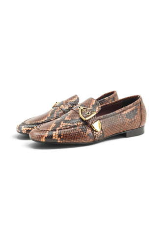 BELLE VIE Mocassini Donna Marrone Nero Animalier DANTE39-MM-AI27