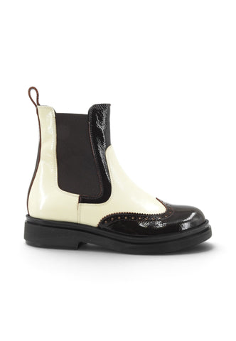 BELLE VIE Stivaletti Donna Marrone Bianco TINA01-MB-AI27