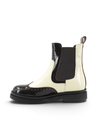 BELLE VIE Stivaletti Donna Marrone Bianco TINA01-MB-AI27