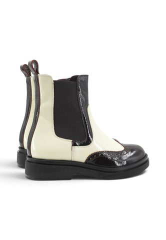 BELLE VIE Stivaletti Donna Marrone Bianco TINA01-MB-AI27