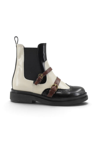 BELLE VIE Stivaletti Donna Nero Bianco TINA02-NB-AI27