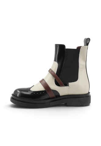 BELLE VIE Stivaletti Donna Nero Bianco TINA02-NB-AI27