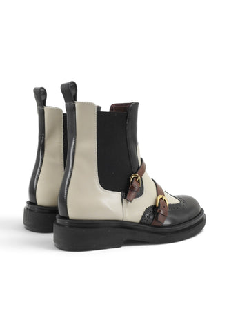 BELLE VIE Stivaletti Donna Nero Bianco TINA02-NB-AI27