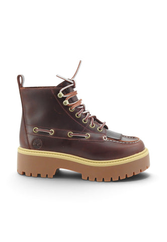 TIMBERLAND Anfibi Stivaletti Donna Marrone Bordeaux TB0A27YZEIW1-AI27