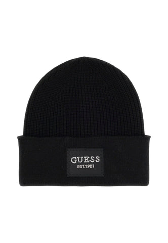 GUESS Berretto Donna Nero Strass AW5631VIS01-AI27-BLA