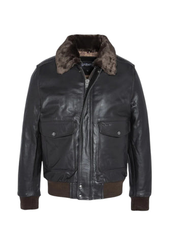 SCHOTT Giacca Pelle Uomo Marrone LC5331X-M-AI27