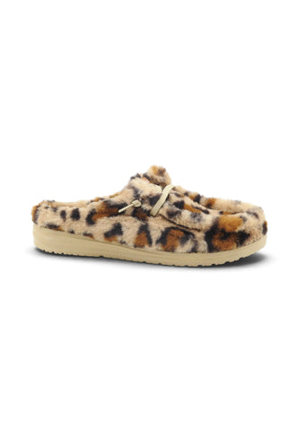HEY DUDE Sabot Wendy Slipper Donna Beige Nero Animalier HD44714-AI27-2UG
