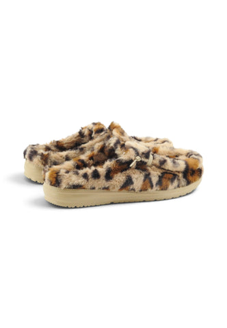 HEY DUDE Sabot Wendy Slipper Donna Beige Nero Animalier HD44714-AI27-2UG