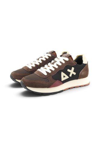 SUN68 Sneakers Uomo Marrone Nero Z46107-AI27-08