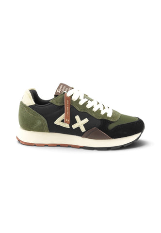 SUN68 Sneakers Uomo Verde Nero Z46107-AI27-74
