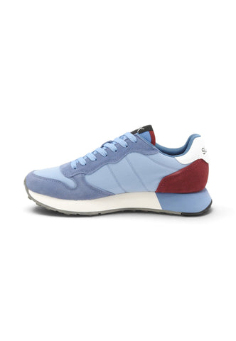 SUN68 Sneakers Uomo Azzurro Bordeaux Z46121-AI27-81