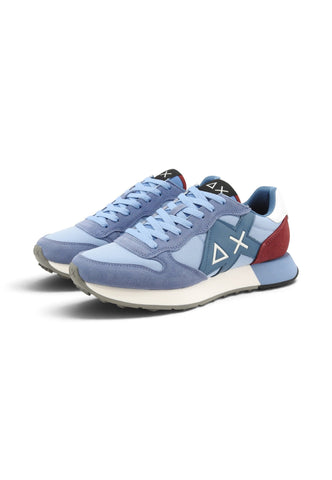 SUN68 Sneakers Uomo Azzurro Bordeaux Z46121-AI27-81