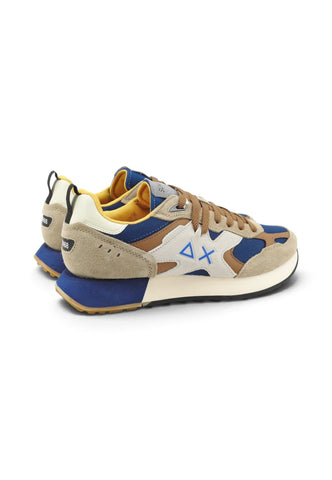 SUN68 Sneakers Uomo Beige Blu Giallo Z46124-AI27-77