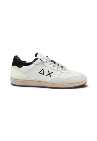 SUN68 Sneakers Uomo Bianco Nero Z46146-AI27-3111
