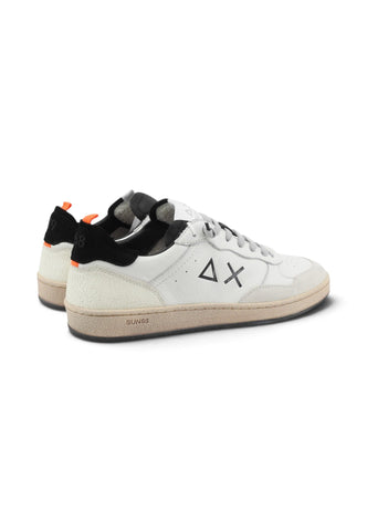 SUN68 Sneakers Uomo Bianco Nero Z46146-AI27-3111