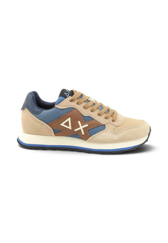 SUN68 Sneakers Uomo Beige Blu Z46122-AI27-77