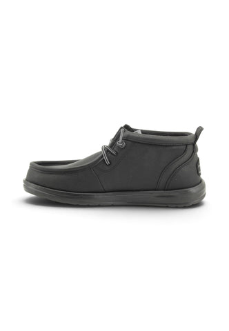 HEY DUDE Stringate Wally Mid GripR Classic Uomo Nero HD42051-AI27-060