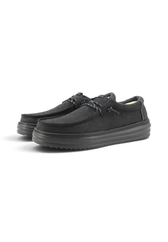 HEY DUDE Stringate Rev Tumbled Uomo Nero HD45847-AI27-060