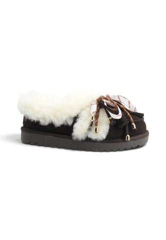 COLORS OF CALIFORNIA Sabot Donna Marrone Bianco HCSHEAR06-AI27-CHOC