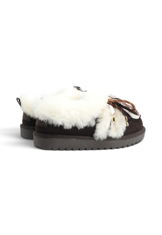 COLORS OF CALIFORNIA Sabot Donna Marrone Bianco HCSHEAR06-AI27-CHOC