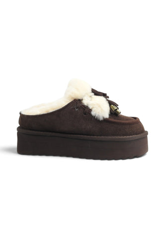 COLORS OF CALIFORNIA Sabot Donna Marrone HCSHEARPLA05-AI27-CHOC