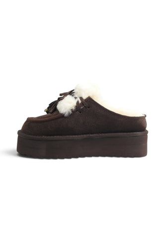 COLORS OF CALIFORNIA Sabot Donna Marrone HCSHEARPLA05-AI27-CHOC