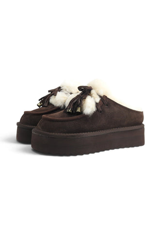 COLORS OF CALIFORNIA Sabot Donna Marrone HCSHEARPLA05-AI27-CHOC