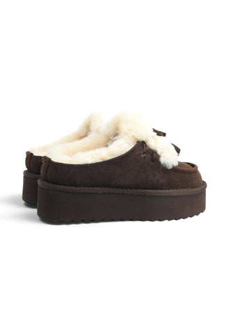 COLORS OF CALIFORNIA Sabot Donna Marrone HCSHEARPLA05-AI27-CHOC