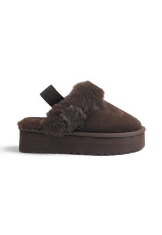 COLORS OF CALIFORNIA Sabot Slipper Donna Marrone HCYWPLA07-AI27-CHOC