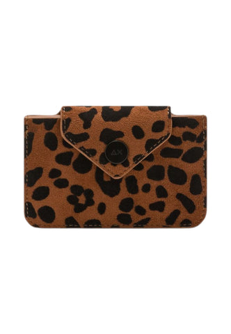 SUN68 Portafogli Portacarte Donna Marrone Nero Animalier Y46236-AI27-7111