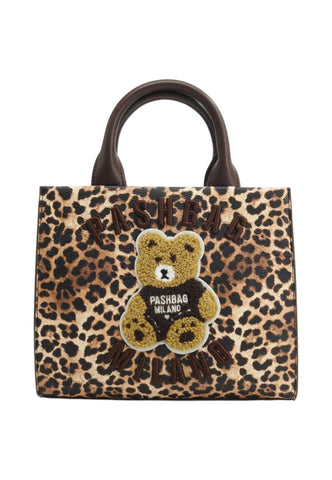 PASH BAG Borsa A Mano Donna Marrone Beige 20139-SHE-W6M-P-AI27