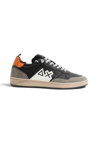 SUN68 Sneakers Uomo Nero Grigio Arancione Z46147-AI27-11