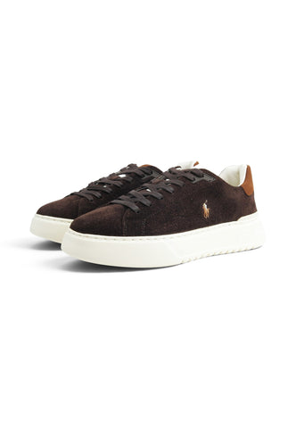 POLO RALPH LAUREN Sneakers Uomo Marrone 809P15729001-AI27
