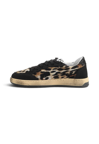2STAR Sneakers Donna Nero Beige Animalier 2SD5212-442-AI27