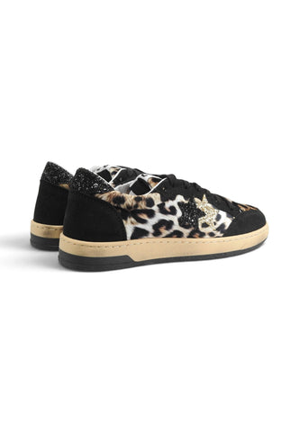 2STAR Sneakers Donna Nero Beige Animalier 2SD5212-442-AI27
