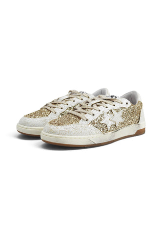 2STAR Sneakers Donna Bianco Oro Glitter 2SD5235-367-AI27